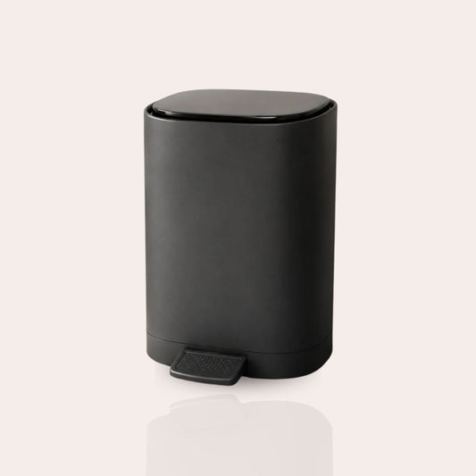 5L Matte Finish Dustbin with Removable Inner Bucket | Bathroom, Bedroom & Office