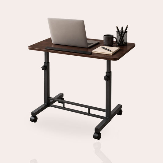 Adjustable Height Laptop Table & Standing Desk | 60–90cm | Wood + Iron