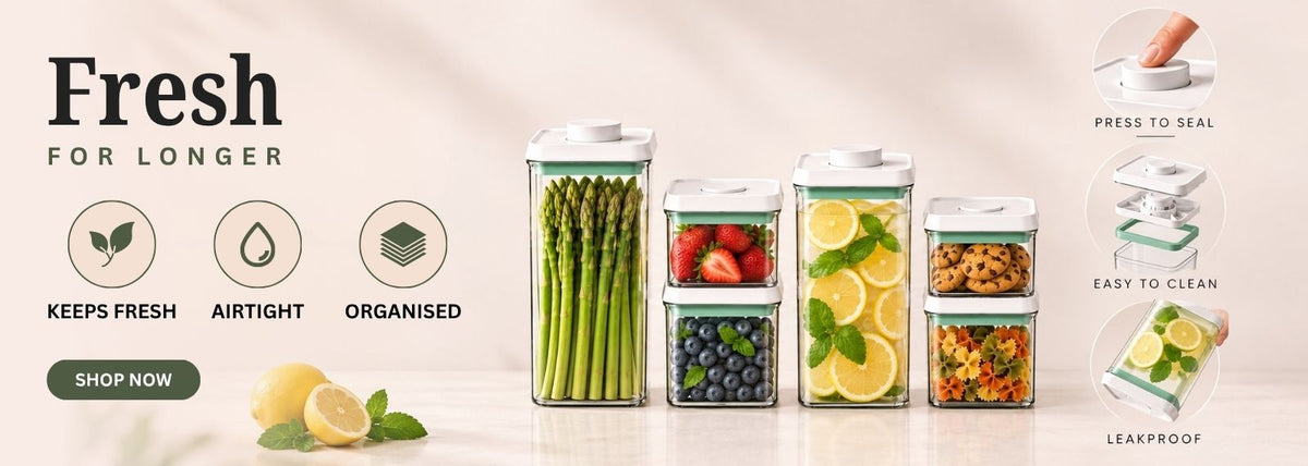 POP one-touch airtight containers