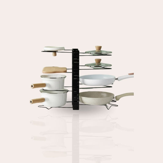 Pot & Pan Organizer Rack (4-Tier & 8-Tier)