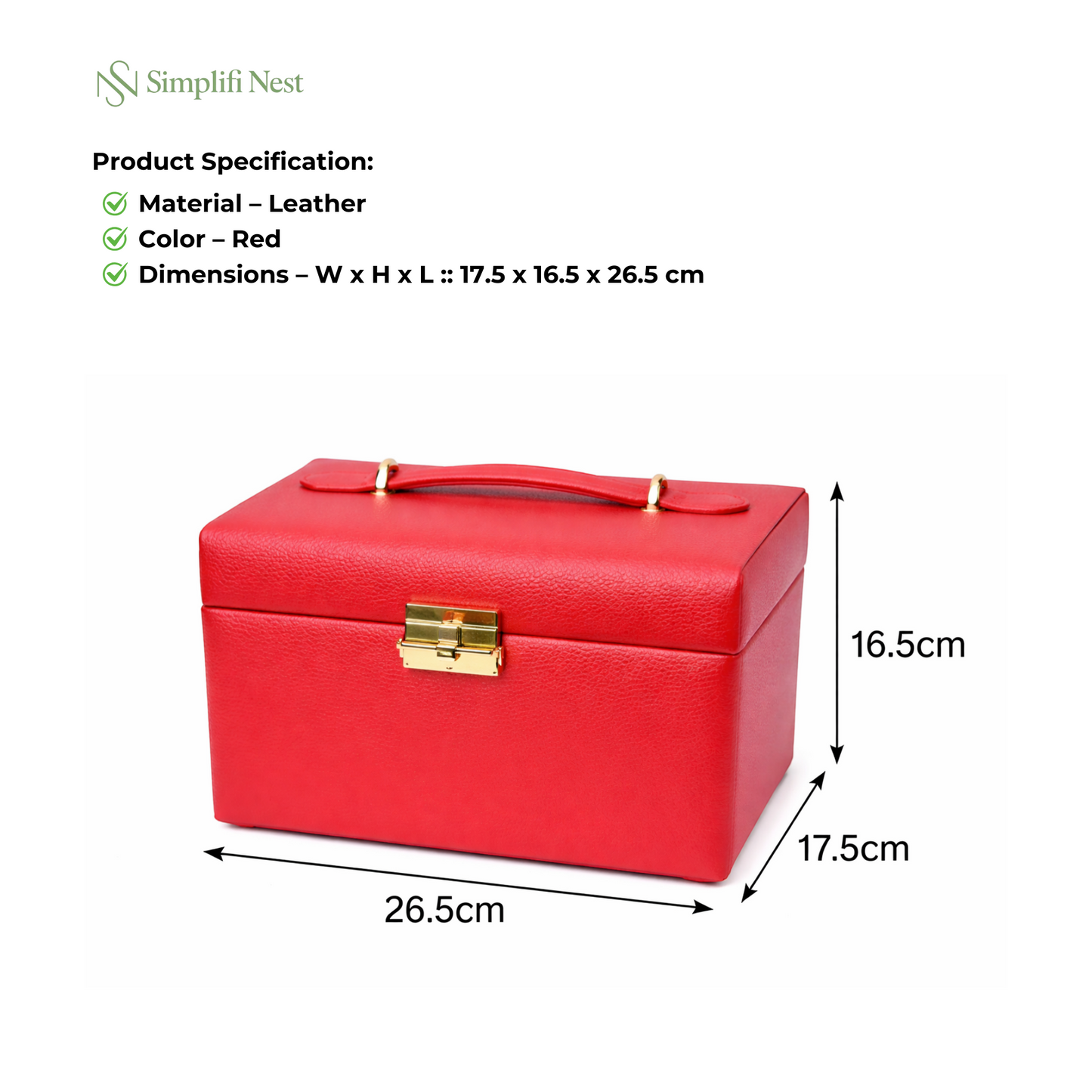 Luxe Leather Bridal Vanity Trunk