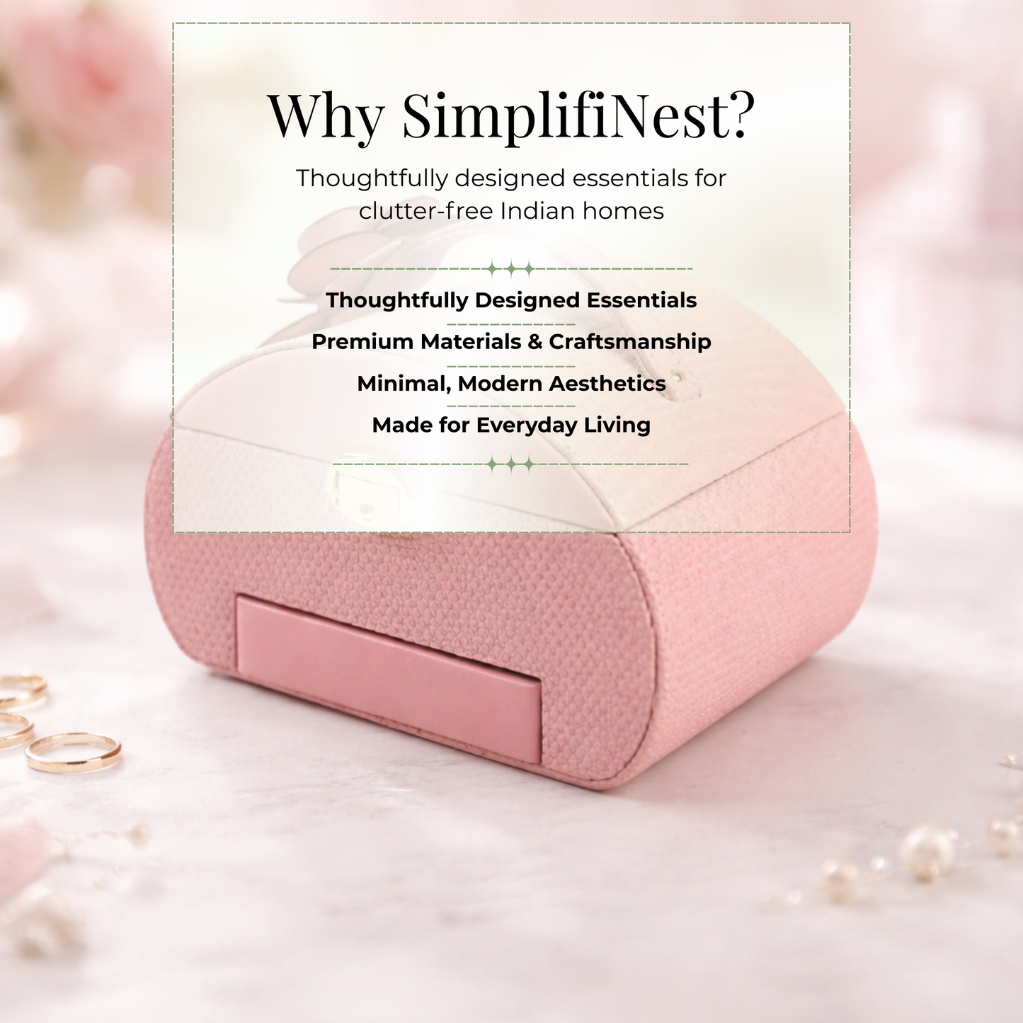 Luxe Leather Bridal Vanity & Jewelry Box