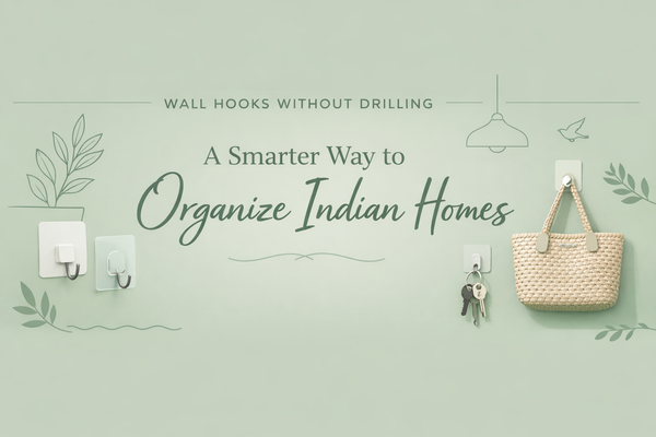 Wall Hooks Without Drilling: A Smarter Way to Organize Indian Homes