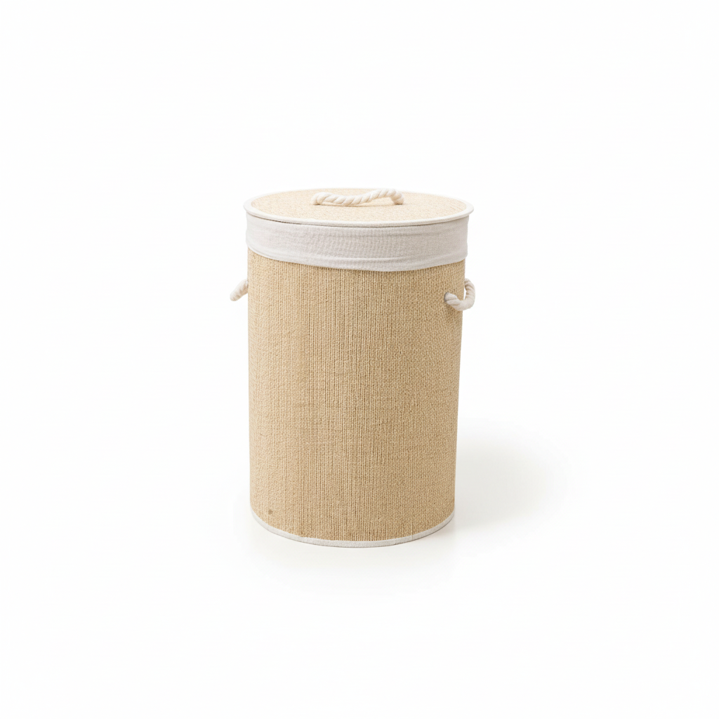 Simplifi Nest Round Premium Bamboo Laundry & Storage Basket