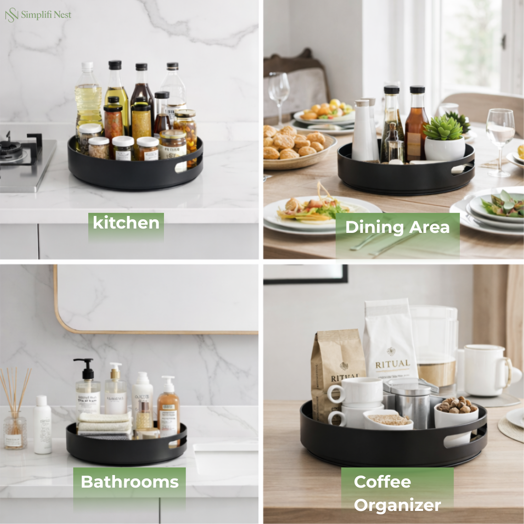 1-Tier Round 360° Kitchen Rack