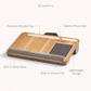 Cushioned Lap Laptop Desk