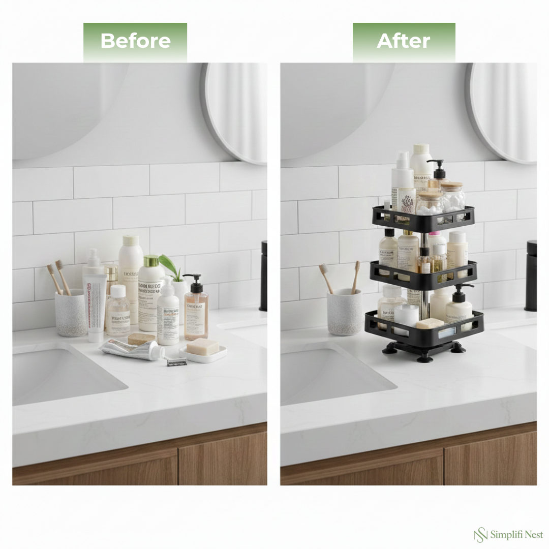 3-Tier 360° Rotating Kitchen Rack