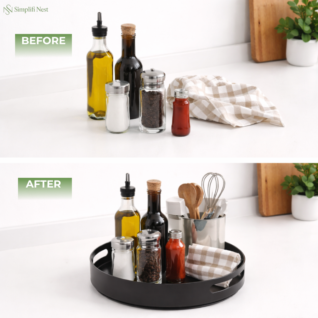 1-Tier Round 360° Kitchen Rack