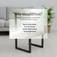 Dual-Tier G-Shaped Side Table