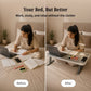 Portable Laptop Bed Station with LED Lamp & Charging