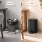 5L Matte Finish Dustbin with Removable Inner Bucket | Bathroom, Bedroom & Office