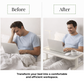 Portable Laptop Bed Station with LED Lamp & Charging