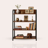 4-Tier Wood & Metal Storage Rack
