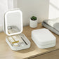 LED Makeup Storage Box with Mirror - SimplifiNest