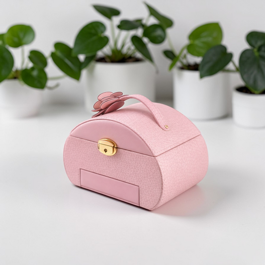 Luxe Leather Bridal Vanity & Jewelry Box