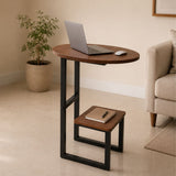 Dual-Tier G-Shaped Side Table