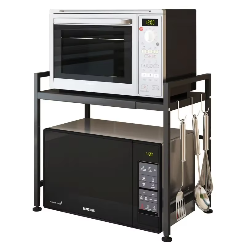 Expandable Carbon Steel Microwave & OTG Stand