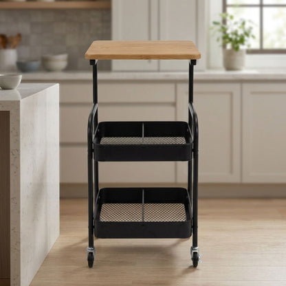 3-Tier Mobile Utility Trolley