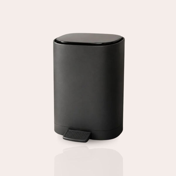 5L Matte Finish Dustbin with Removable Inner Bucket | Bathroom, Bedroom & Office