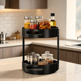 2-Tier Round 360° Kitchen Rack