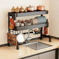 Stainless Steel Over-the-Sink Dish Rack & Bartan Stand | 65cm & 85cm | Multi-Compartment