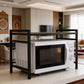 Expandable Carbon Steel Microwave & OTG Stand
