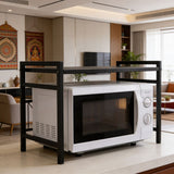 Expandable Carbon Steel Microwave & OTG Stand