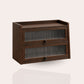 Bamboo Cabinet with Fluted Doors | Fits Under Wall Units | Spice & Cutlery Storage