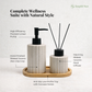 Artisan Ceramic & Bamboo 3-Piece Spa Set