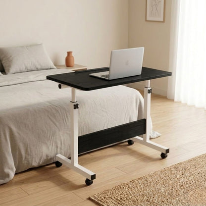 Adjustable Height Laptop Table & Standing Desk | 60–90cm | Wood + Iron