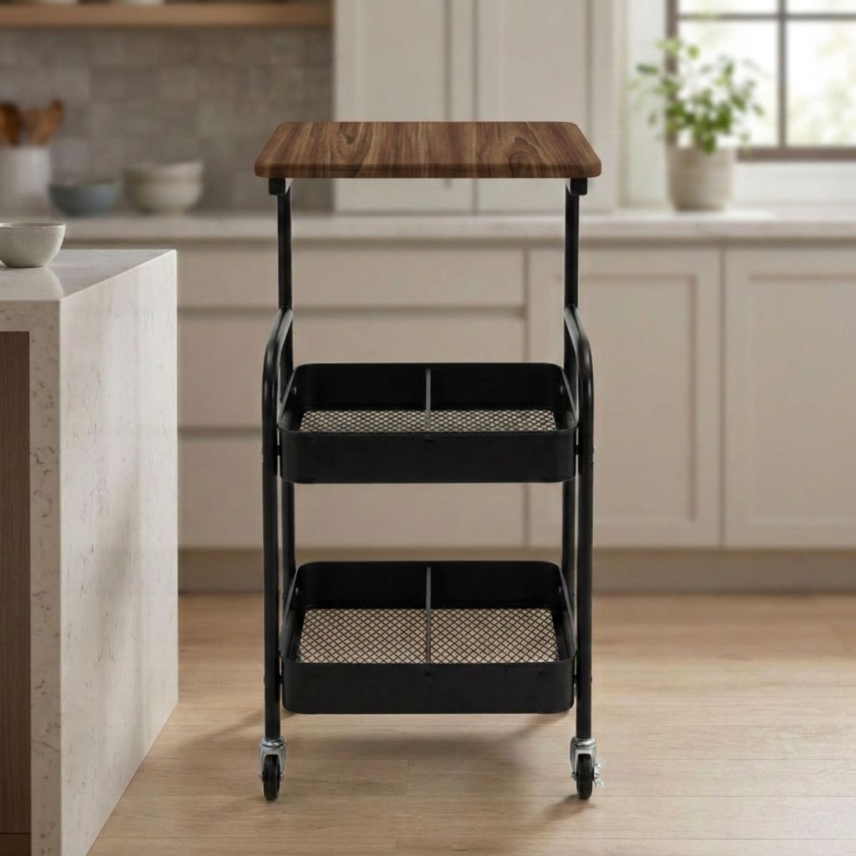 3-Tier Mobile Utility Trolley