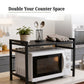 Expandable Carbon Steel Microwave & OTG Stand