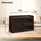 Bamboo Cabinet with Fluted Doors | Fits Under Wall Units | Spice & Cutlery Storage