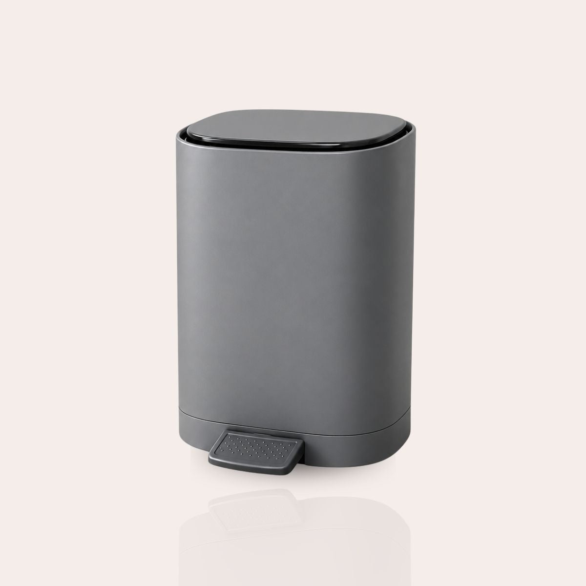 5L Matte Finish Dustbin with Removable Inner Bucket | Bathroom, Bedroom & Office