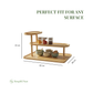 Bamboo Multi-Level Kitchen Organizer Rack
