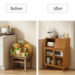 Bamboo Sideboard Feature Detail – SimplifiNest Dual Drawer Cabinet India Eco Furniture
