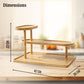 Bamboo Multi-Level Kitchen Organizer Rack