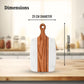 White Marble & Acacia Wood Chopping & Serving Board