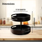 Circular Rotating 360° Kitchen Rack |3-Tier & 2-Tier | Stainless Steel Organizer