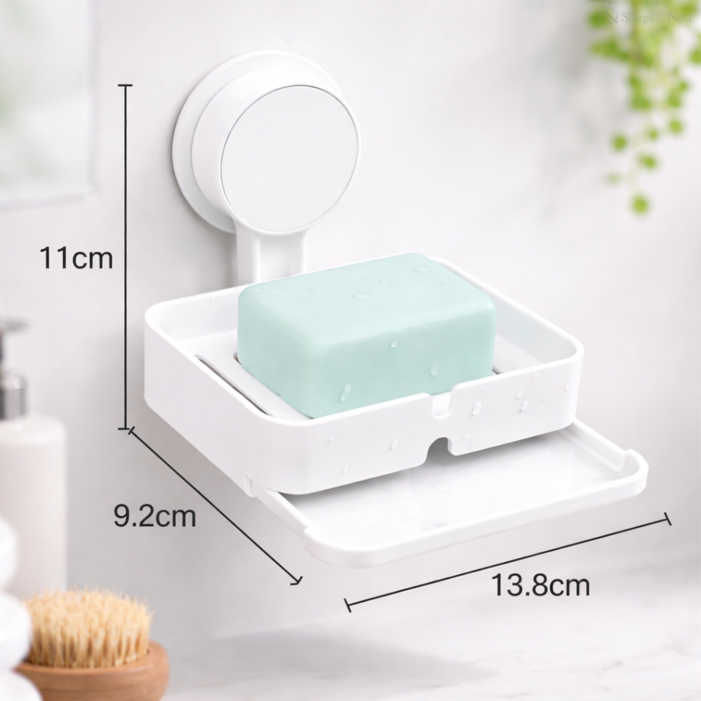 Suction Soap Stand with Tray