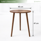 Modern Round Tripod Side Table