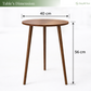 Modern Round Tripod Side Table