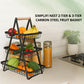 2-Tier & 3-Tier Carbon Steel Fruit Basket - SimplifiNest