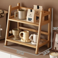 Bamboo 2-Tier Kitchen Counter Organizer Rack