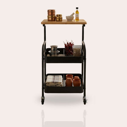 3-Tier Mobile Utility Trolley