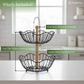 Circular Dual Tier Fruit & Vegetable Basket