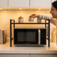 Metal OTG Microwave Rack Hooks Close-Up – Powder Coated Kitchen Stand – SimplifiNest India