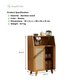 Bamboo Floor Cabinet Dimensions India – SimplifiNest Storage Cabinet Height Width Depth Specs