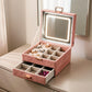 Large LED Jewelry & Makeup Organizer Box