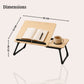 Foldable Bed Desk for Laptop & Kids Study – with Cup Holder & Tilting Tray